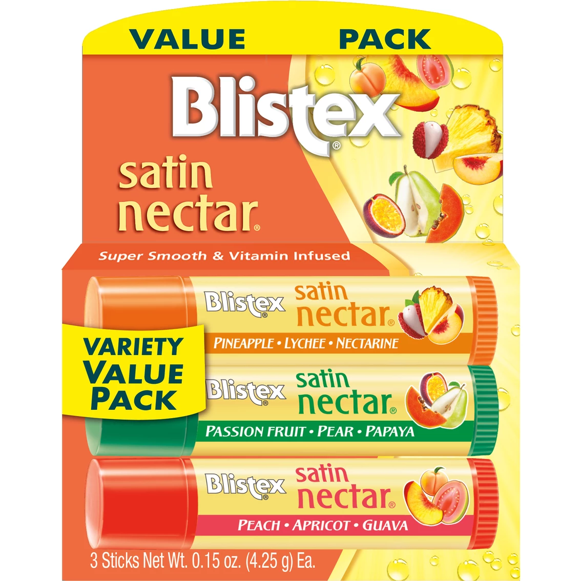 Hot Sale 🛒 Blistex Satin Nectar 3 Pk., 0.15 Oz. 💯