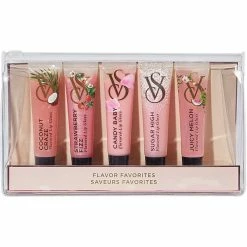 Promo ⌛ Victoria's Secret Angels Edit Flavored Lip Gloss Tube Coffret 5 Pc. ⭐