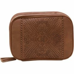 Discount 🛒 Violet Ray Sam Tear Drop Floral Zip Around Cosmetic Case ✔️