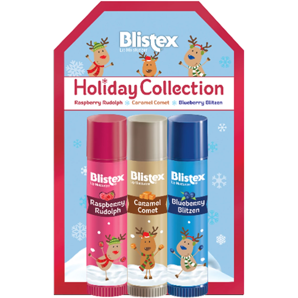 Best Sale 😉 Blistex Holiday Reindeer Lip Balm 3 Pk. 👏