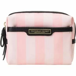 Deals 🌟 Victoria's Secret Pink Striped Gloss And Go Small Case 🥰