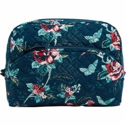 Deals ✔️ Vera Bradley Large Cosmetic Bag, Rose Toile 🎁