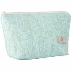 Outlet 👍 Unshattered Upcycled Wipe Clean Dotted Vinyl Makeup Kit ✔️