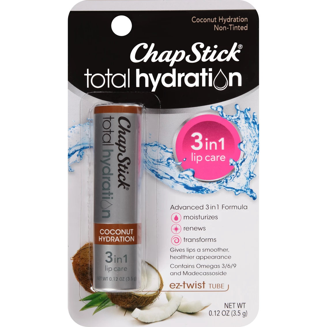 Top 10 ๐ ChapStick Total Hydration Coconut 3 In 1 Lip Balm ๐